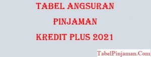 Tabel Angsuran Kredit Plus 2021