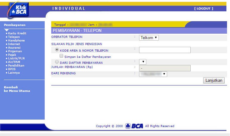 Cara Bayar Indihome Lewat Internet Banking BCA