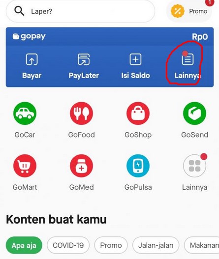 Cara Transfer Gopay ke Dana 1