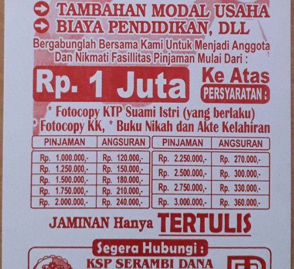 Brosur KSP Serambi Dana