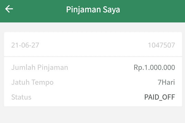 Hujan Manis Pinjol