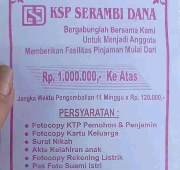 Koperasi Serambi Dana Brosur 2