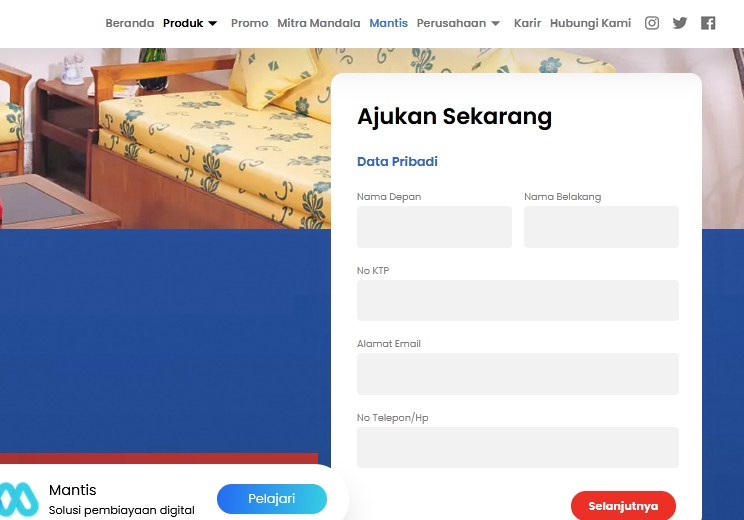 Pengajuan Mandala Finance