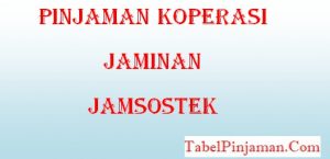 Pinjaman Koperasi Jaminan Jamsostek