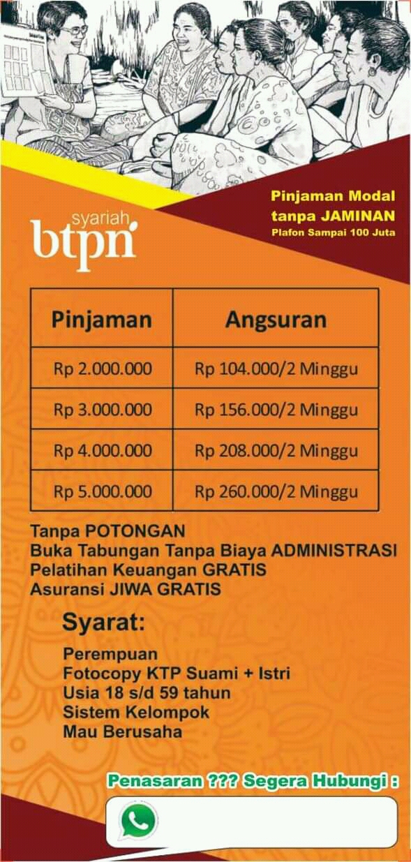 Pinjaman Kelompok Ibu Ibu BTPN
