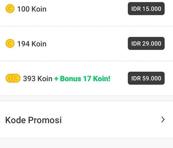 Kode Promosi Webtoon