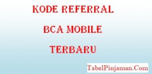 Kode Referral BCA Mobile