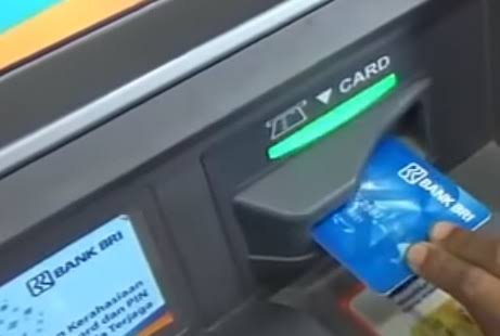Kartu ATM BRI Tertelan