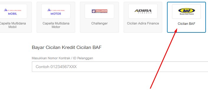 Cek Angsuran BAF Secara Online