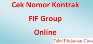 Cek Nomor Kontrak FIF