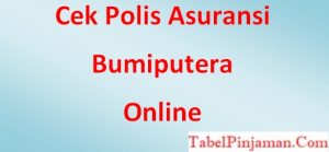 Cek Polis Asuransi Bumiputera