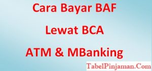 Cara Bayar BAF
