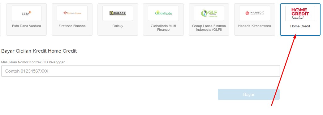 Cek Tagihan Home Credit