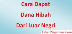 Dana Hibah Gratis Dari Luar Negri