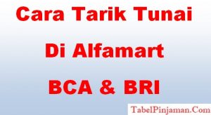 Tarik Tunai di Alfamart